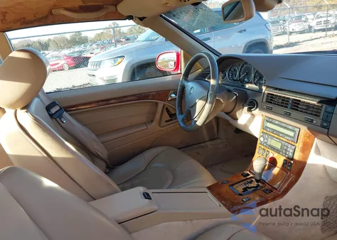 2000 Mercedes-Benz Sl 500 из США, поврежденный, VIN WDBFA68F7YF190261